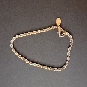 Gold Plated Bracelet Rope Chain